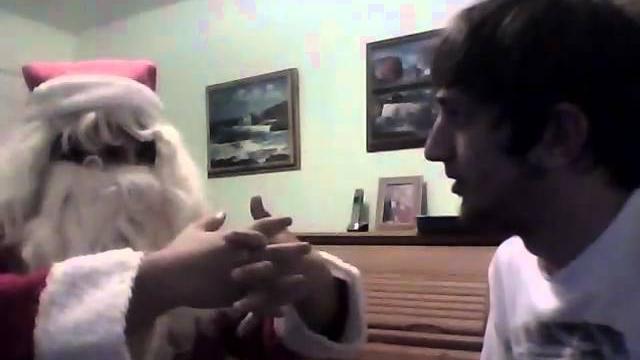 Twin nips (santa claus interview) Twin nips (santa claus interview)