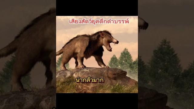 เสียงสัตว์ยุคดึกดำบรรพ์ที่หลายคนไม่เคยได้ยิน เสียงสัตว์ยุคดึกดำบรรพ์ที่หลายคนไม่เคยได้ยิน