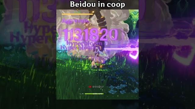 I met the strongest beidou in coop I met the strongest beidou in coop