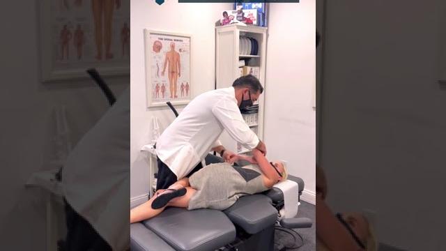 Back pain relief chiropractic adjustment by dr.t Back pain relief chiropractic adjustment by dr.t