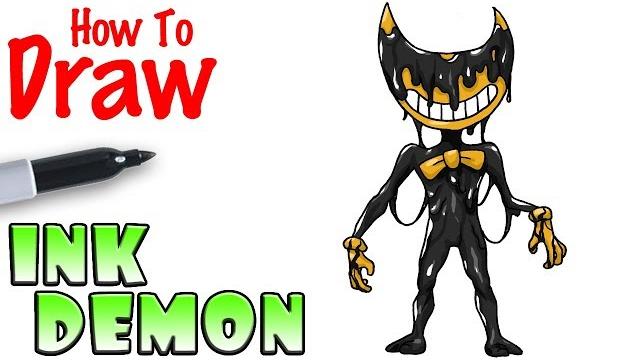 How to draw the ink demon | bendy How to draw the ink demon | bendy