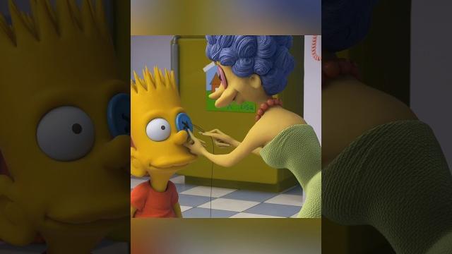 Bart in another world #simpsons #shorts Bart in another world #simpsons #shorts