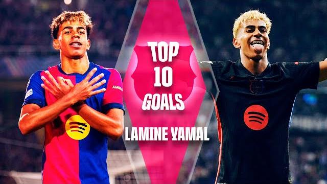 Top 10 goals lamine yamal 3️⃣0️⃣4️⃣ | fc barcelona Top 10 goals lamine yamal 3️⃣0️⃣4️⃣ | fc barcelona