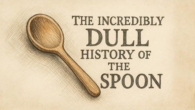 Incredibly dull history for sleep: the spoon Incredibly dull history for sleep: the spoon