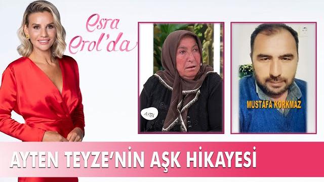 60 yaşındaki ayten teyze ve 39 yaşındaki mustafa'nın bir garip aşk hikayesi | esra erol özel kolaj 60 yaşındaki ayten teyze ve 39 yaşındaki mustafa'nın bir garip aşk hikayesi | esra erol özel kolaj