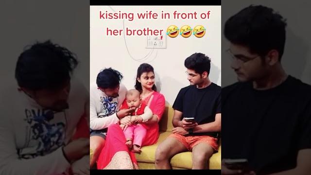 Kissing prank in front of her mom top trending video Kissing prank in front of her mom top trending video