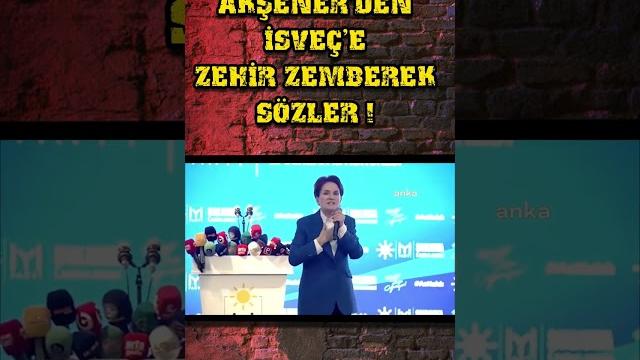 Akşener i̇sveç'e sert çıktı! | ''bunu yapanları ahlaksız ve şerefsiz i̇lan ediyorum.” #shorts #short Akşener i̇sveç'e sert çıktı! | ''bunu yapanları ahlaksız ve şerefsiz i̇lan ediyorum.” #shorts #short