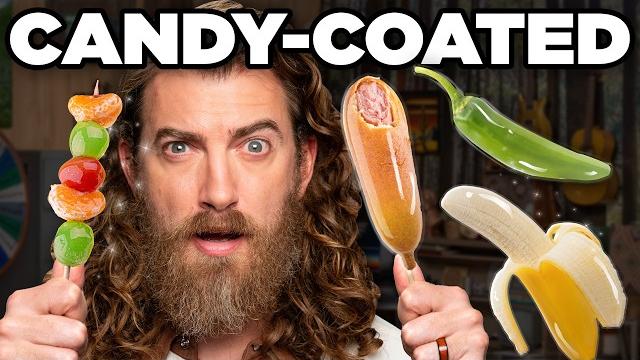Candy coating everything taste test (tanghulu) Candy coating everything taste test (tanghulu)