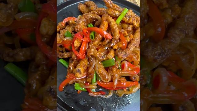 Crispy chilli beef Crispy chilli beef