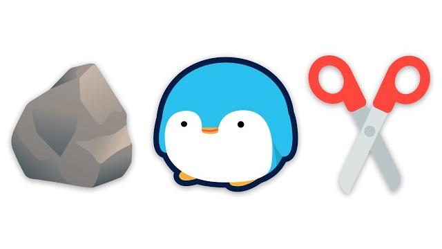 Rock penguin scissors Rock penguin scissors