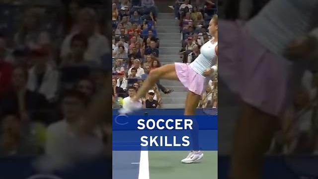 Aryna sabalenka's incredible soccer skills! ️ Aryna sabalenka's incredible soccer skills! ️