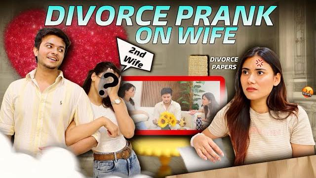 Divorce prank on my wife want 2nd marriage tanshi vlogs Divorce prank on my wife want 2nd marriage tanshi vlogs