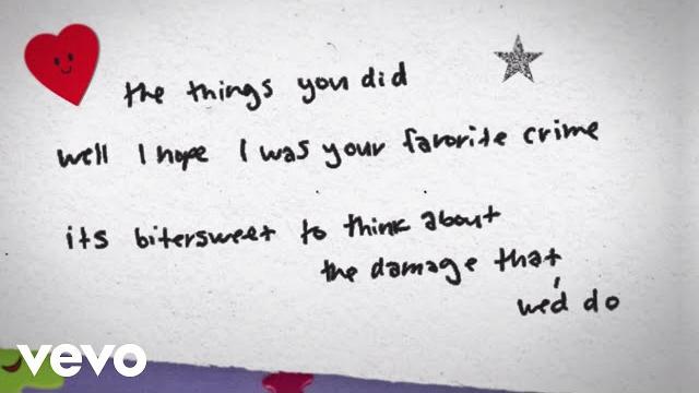 Olivia rodrigo - favorite crime (lyric video) Olivia rodrigo - favorite crime (lyric video)