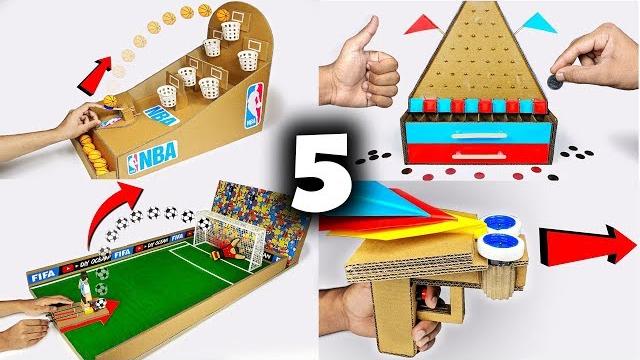 5 amazing cardboard games compilation 5 amazing cardboard games compilation