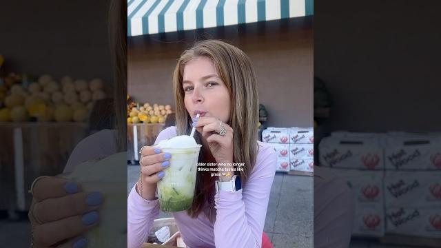 I fear little sister was on to something here… #matcha #matchalatte #oldersister #sibblings #grwm I fear little sister was on to something here… #matcha #matchalatte #oldersister #sibblings #grwm