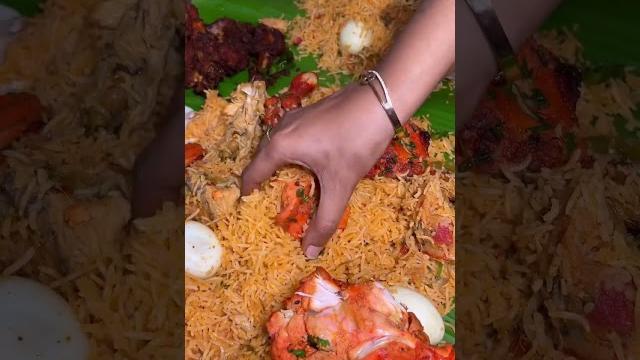 Biryani with tandoori chicken. sema combo. agree? #shorts #ytshorts Biryani with tandoori chicken. sema combo. agree? #shorts #ytshorts