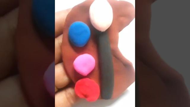 How to sculpt polymer clay painting tools| clay with painting #shorts #diy #painting #tools How to sculpt polymer clay painting tools| clay with painting #shorts #diy #painting #tools