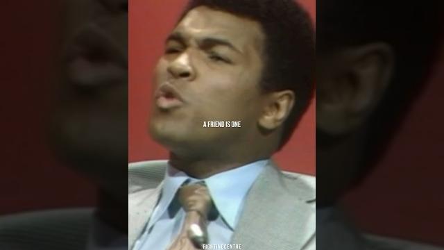 Muhammad ali on real friends Muhammad ali on real friends