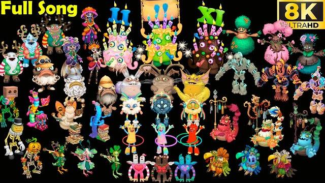 Seasonal shanty - full song | all common/rare/epic 20 level (my singing monsters) 8k Seasonal shanty - full song | all common/rare/epic 20 level (my singing monsters) 8k