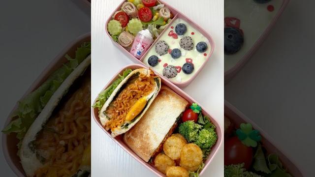 Asmrlet's make my bento#asmr #lunch #lunchbox Asmrlet's make my bento#asmr #lunch #lunchbox