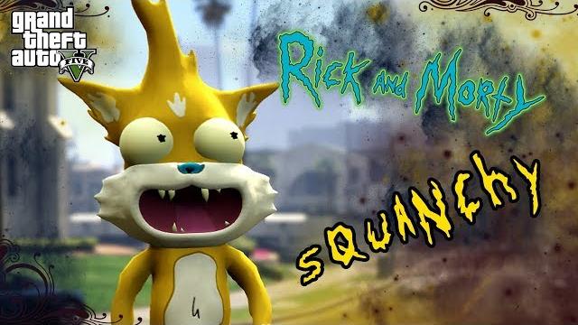 Rick and morty squanchy in gta 5 Rick and morty squanchy in gta 5