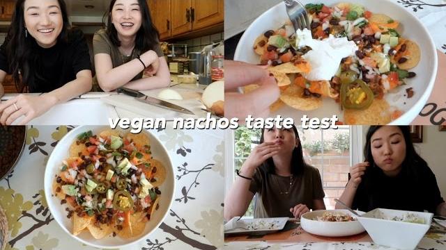 Trying vegan nachos | hot for food recipe Trying vegan nachos | hot for food recipe