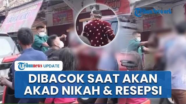 Viral video calon pengantin dibacok saat akan akad nikah di palembang, korban juga diancam ditembak Viral video calon pengantin dibacok saat akan akad nikah di palembang, korban juga diancam ditembak