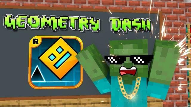Monster school : geometry dash - minecraft animation Monster school : geometry dash - minecraft animation