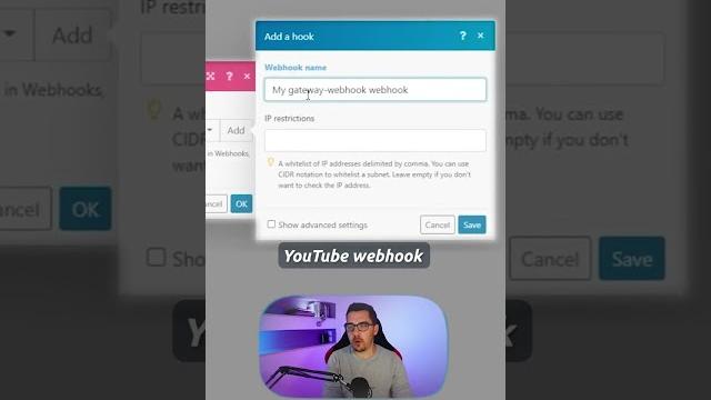 Setting up a webhook Setting up a webhook
