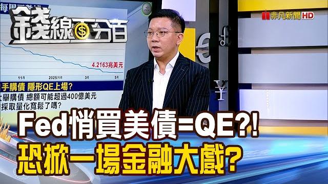 《fed悄買美債.變相qe?! 恐掀一場金融大戲?》【錢線百分百】20250521-10│非凡財經新聞│ 《fed悄買美債.變相qe?! 恐掀一場金融大戲?》【錢線百分百】20250521-10│非凡財經新聞│