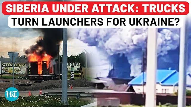 Russia under attack: first siberia strike by ukraine; truck launchers stun moscow, 40 aircrafts hit Russia under attack: first siberia strike by ukraine; truck launchers stun moscow, 40 aircrafts hit