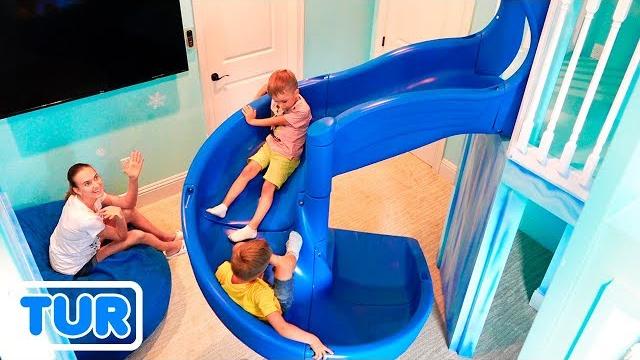 Vlad ve nikita'nın iki kapalı oyun alanı olan hayallerindeki evi Vlad ve nikita'nın iki kapalı oyun alanı olan hayallerindeki evi