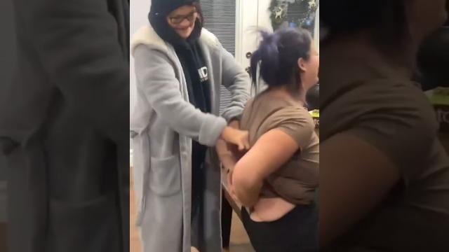 Girl has given wedgie by her own mother #wedgie #wedgieprank #atomic #funnyfails #funnyvideos Girl has given wedgie by her own mother #wedgie #wedgieprank #atomic #funnyfails #funnyvideos