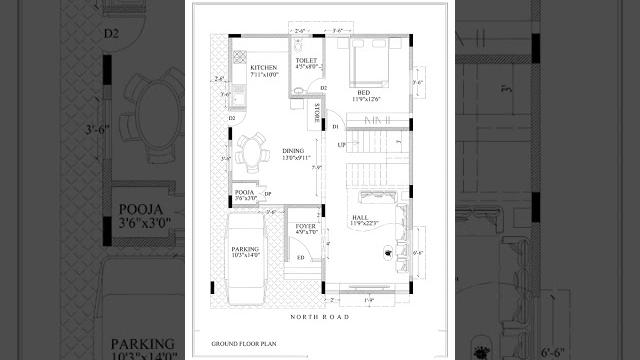 Simple house design | house plan according to vastu shastra | north facing house plan #housedesign Simple house design | house plan according to vastu shastra | north facing house plan #housedesign