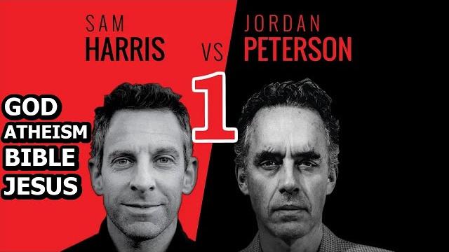 Sam harris vs jordan peterson | god, atheism, the bible, jesus - part 1 - presented by pangburn Sam harris vs jordan peterson | god, atheism, the bible, jesus - part 1 - presented by pangburn