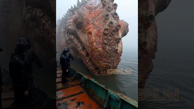 Giant deep sea monster attacks fishermen!#deepseafishing #fishingexploration #giantseacreature Giant deep sea monster attacks fishermen!#deepseafishing #fishingexploration #giantseacreature