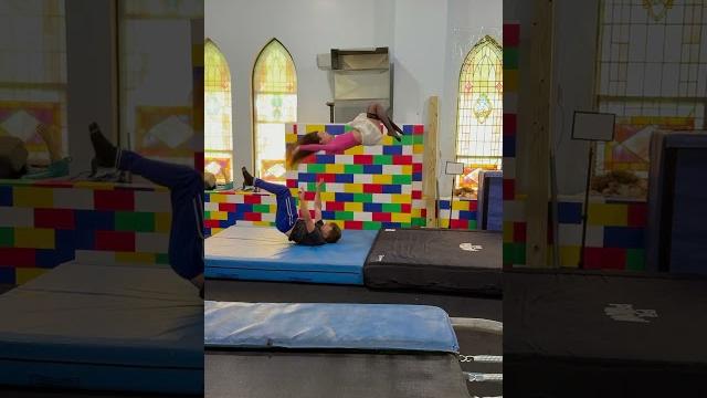 I love learning acrobatics! I love learning acrobatics!