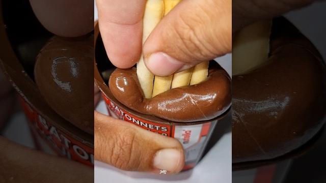 Nutella &go chocolate dipping | asmr Nutella &go chocolate dipping | asmr