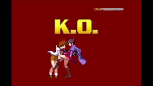 M.u.g.e.n ティオスvsコタロー 金的蹴りko M.u.g.e.n ティオスvsコタロー 金的蹴りko