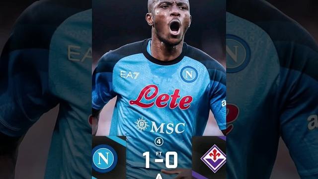 Napoli vs. fiorentina 1 - 0 Napoli vs. fiorentina 1 - 0