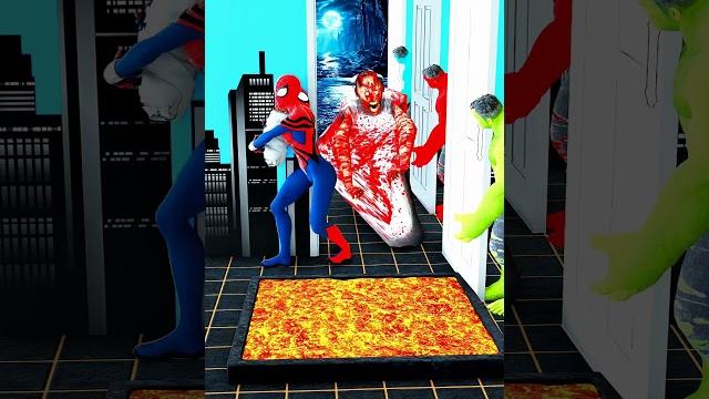 Spider-woman's terrifying escape from granny… but everything changes behind the final door! #hulk Spider-woman's terrifying escape from granny… but everything changes behind the final door! #hulk