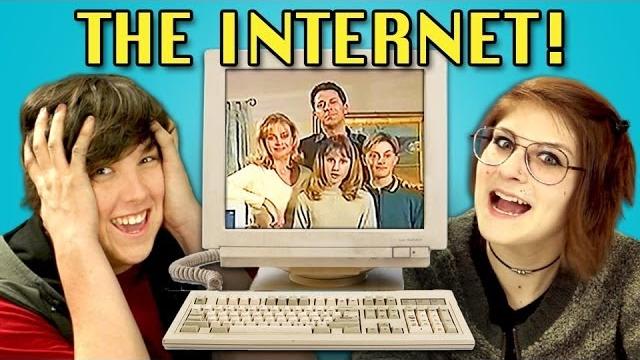 Teens react to 90s internet Teens react to 90s internet
