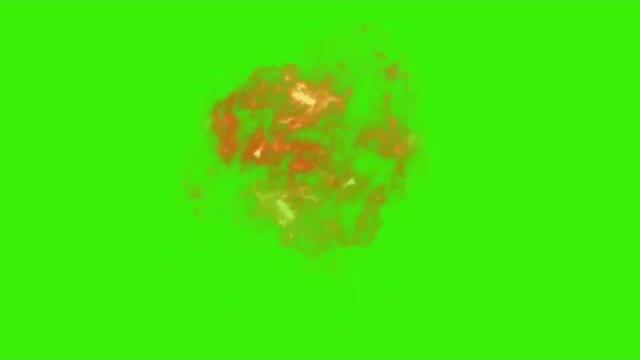 Explosion croma key green screen, with explosion sound effect! Explosion croma key green screen, with explosion sound effect!