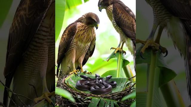 "nature's drama: hawks and their unexpected encounter!" #birds #eagle #shorts #mother #cute #snake "nature's drama: hawks and their unexpected encounter!" #birds #eagle #shorts #mother #cute #snake
