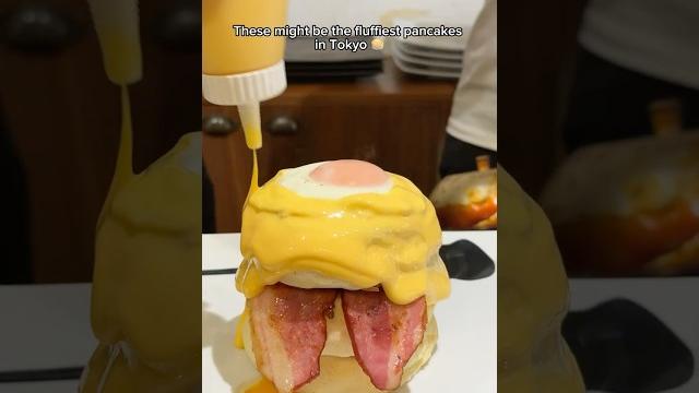 Fluffy pancakes in tokyo!! ️ Fluffy pancakes in tokyo!! ️