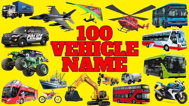 100 vehicle names | types of vehicles in english | vehicles vocabulary words | vehicles in english 100 vehicle names | types of vehicles in english | vehicles vocabulary words | vehicles in english
