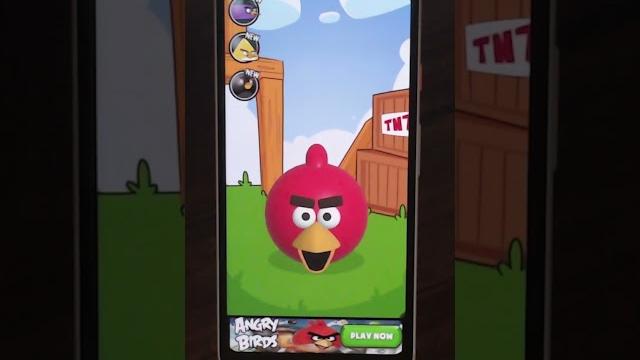 "talking red" by rovio "talking red" by rovio