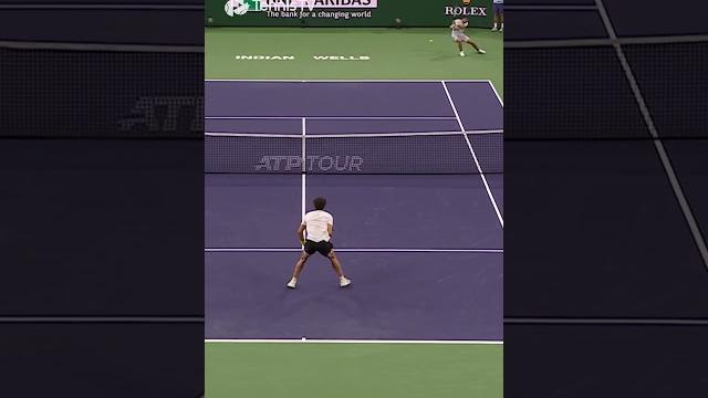 He faced a 150mph serve and this happened... He faced a 150mph serve and this happened...