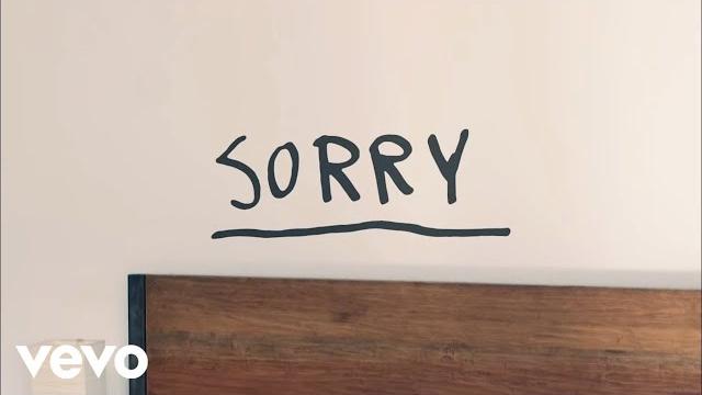 Justin bieber - sorry (lyric video) Justin bieber - sorry (lyric video)