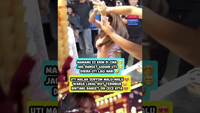 Uti diisengin mamang es krim cina! dikirain lagi joget nih cece #fujian #verrelbramasta Uti diisengin mamang es krim cina! dikirain lagi joget nih cece #fujian #verrelbramasta